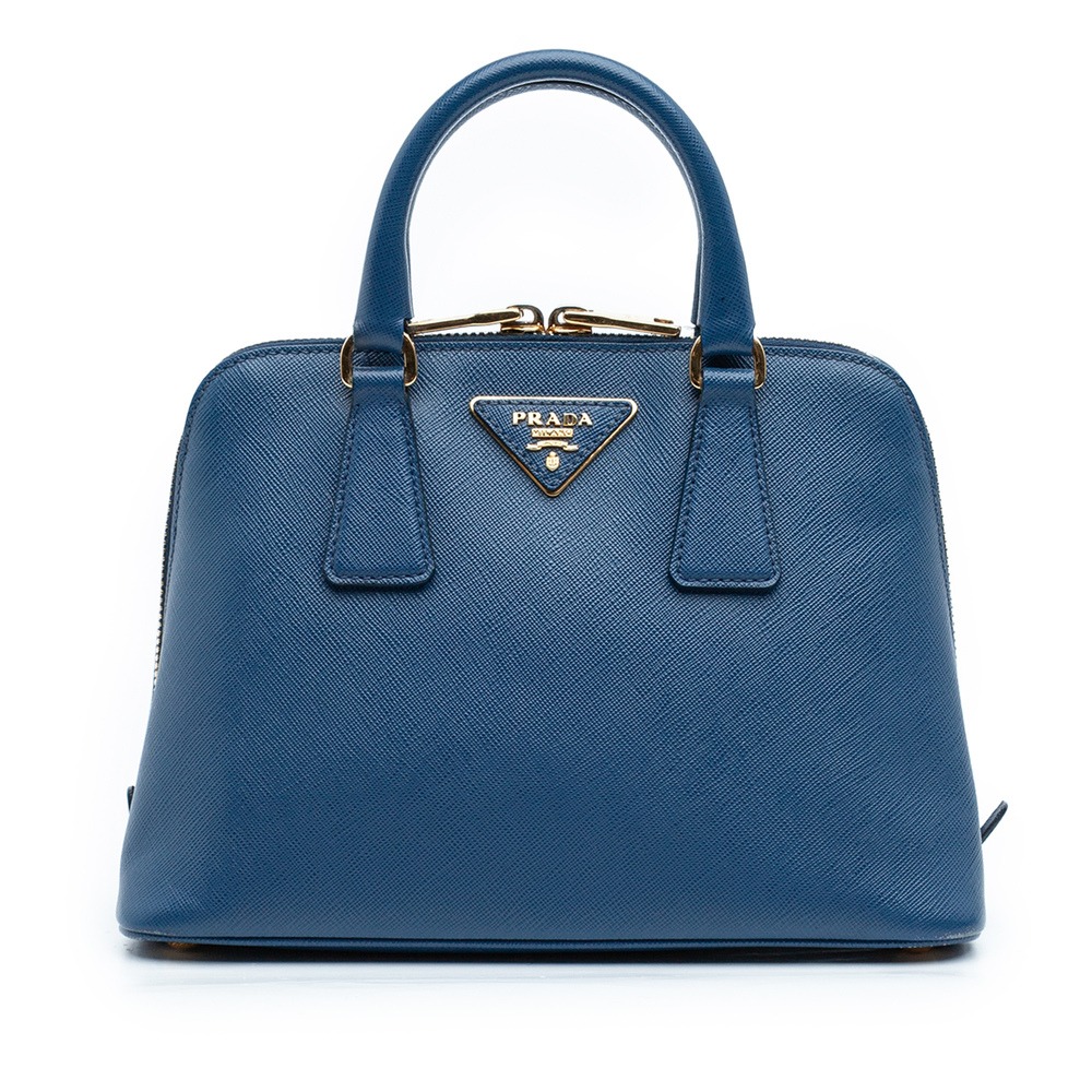 Pre-Loved Prada Small Saffiano Lux Promenade Satchel